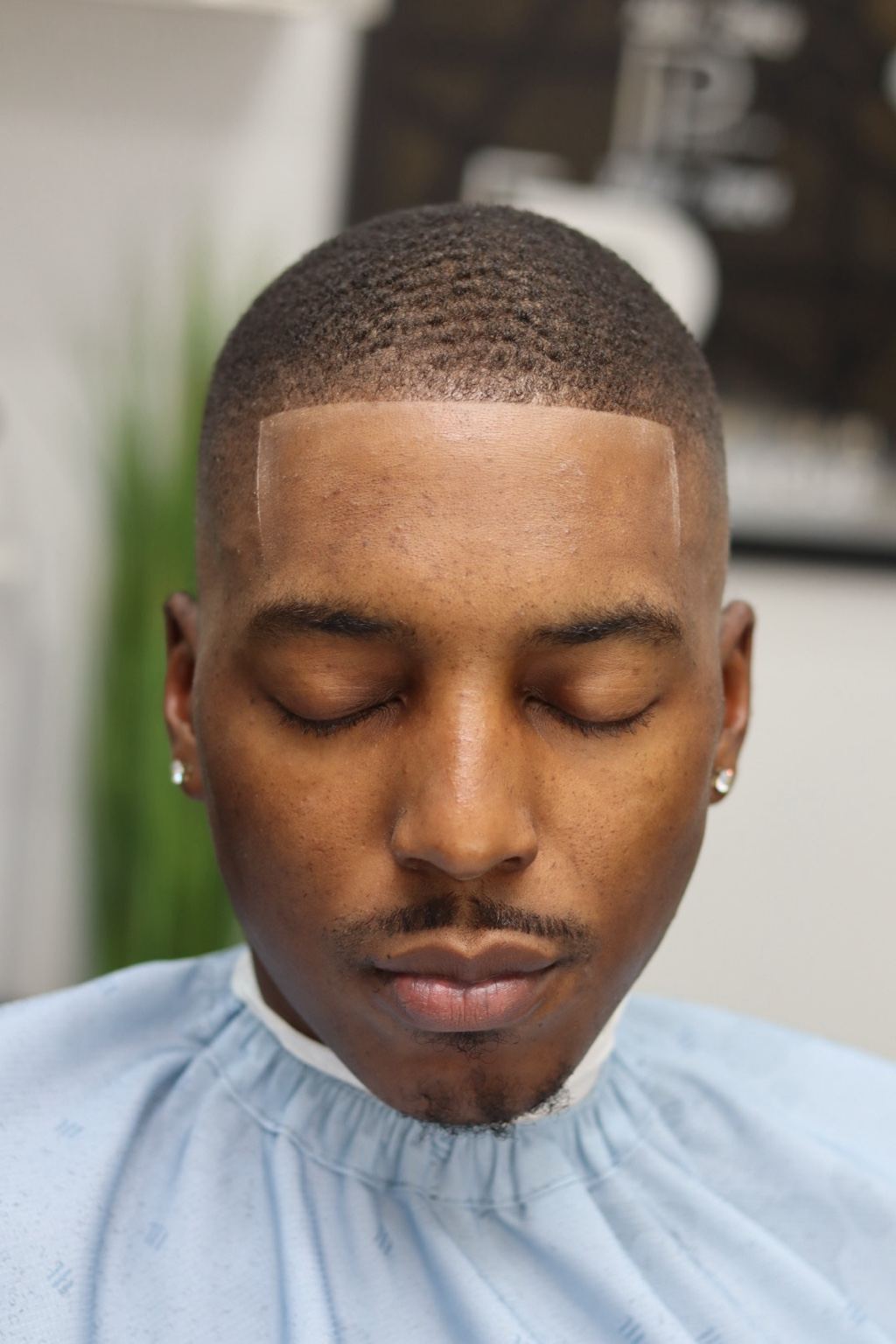 Wave haircut with natural lineup by Premium Fade League